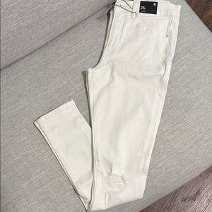 Express White Skinny Jeans Modern Fit